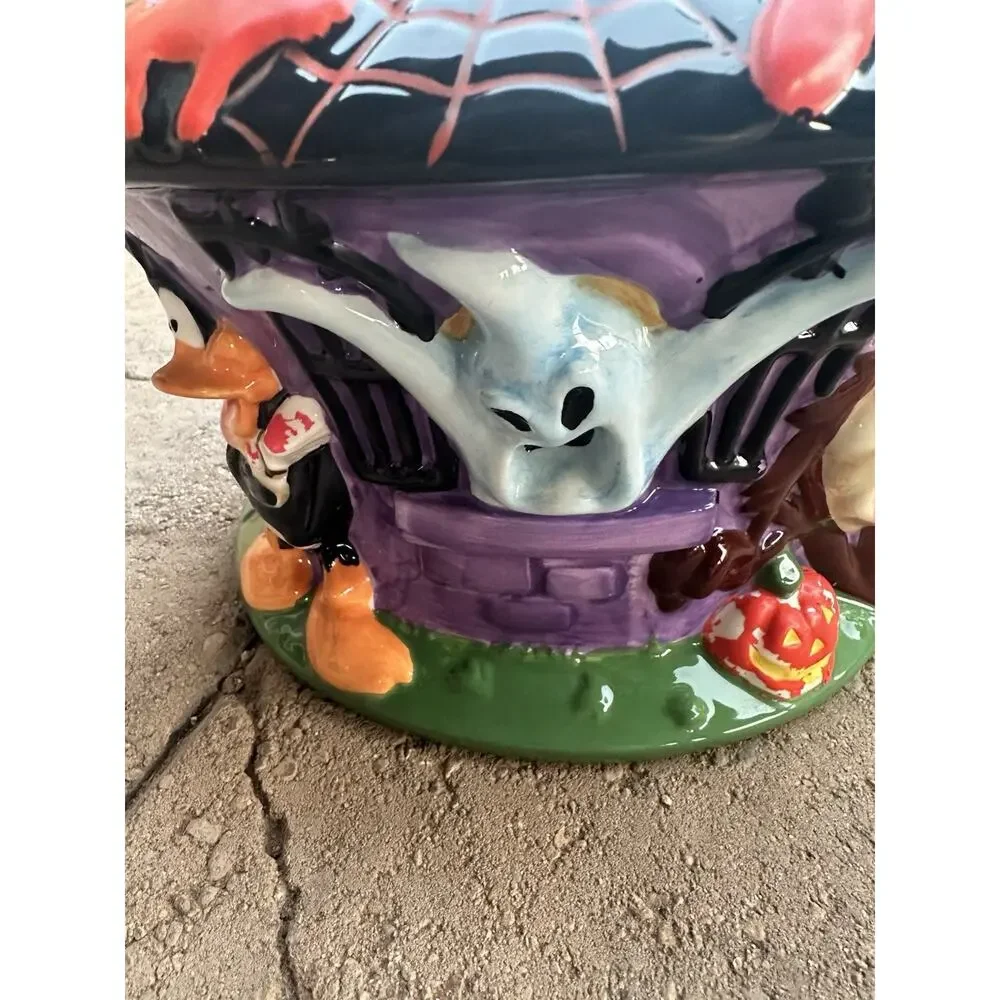 Looney Tunes Halloween Ceramic Warner Bros. Studio Store 1999 Candy Bowl